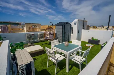 Un balcón o terraza de Casa Vera playa