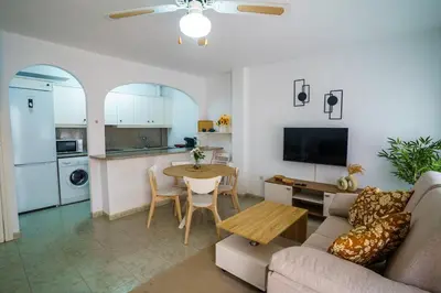 Una cocina o zona de cocina en Casa Vera playa