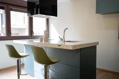 Una cocina o zona de cocina en Apartamento Vermú
