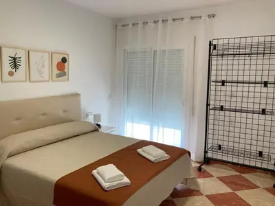 Cama o camas de una habitación en Sol Andaluz Plaza Castillo