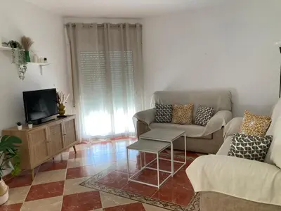 Una televisión o centro de entretenimiento en Sol Andaluz Plaza Castillo