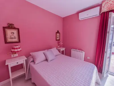 Cama o camas de una habitación en TrendyHomes Villa Los Aros