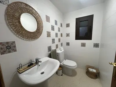 Un baño de Casa -Cueva Paraje De Los Majuelos
