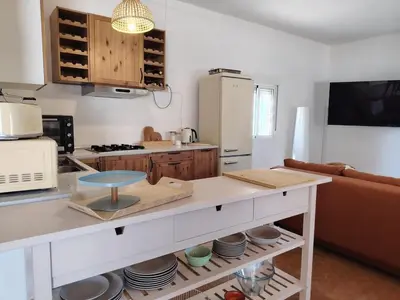Una cocina o zona de cocina en La casita del desierto, cortijo para 7 personas con piscina privada