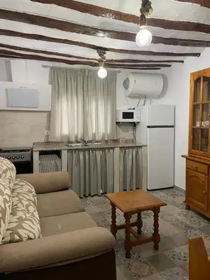 Una cocina o zona de cocina en Apartamento rural Zújar