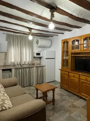 Una cocina o zona de cocina en Apartamento rural Zújar