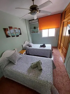 Cama o camas de una habitación en Casa Beni