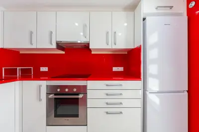 Una cocina o zona de cocina en Resort Macenas #SeaViewApartment #TerraceAndSunbeds #2BR