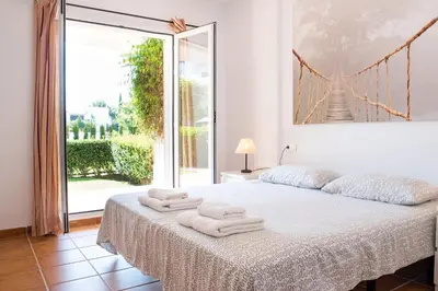 Cama o camas de una habitación en Heavenly Homes Mojacar 95