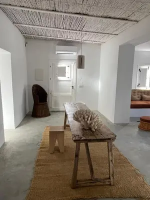 Zona de estar de Casa Esparto