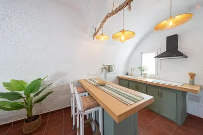 Una cocina o zona de cocina en Complejo Rural Reflejo del Negratín