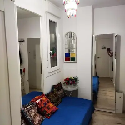 Cama o camas de una habitación en Sueños del Mediterraneo Estudio