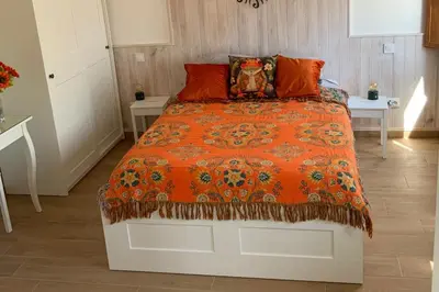 Cama o camas de una habitación en Quality Rustic Retreat in Tabernas Countryside