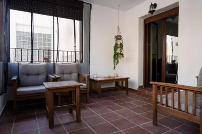 Zona de estar de Casona El Chaparral