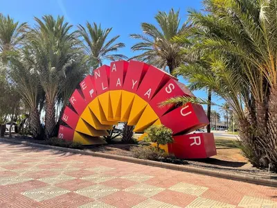 Plano de Apartment in Roquetas near Playa Serena