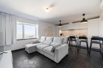 Una cocina o zona de cocina en LUXURY HOMEs MOJACAR PUEBLO WITH PANORAMIC VIEWS A POOL JACUZZI AND ROOFTOP GYM