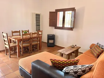 Zona de estar de Camping Almocita-Alpujarra
