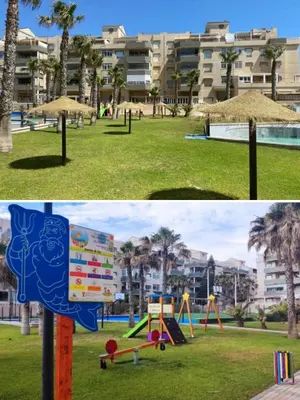 Zona de juegos infantil en Alboran - RETAMAR EXPERIENCE