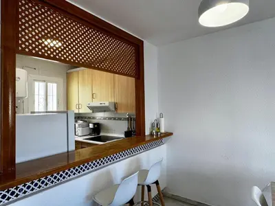 Una cocina o zona de cocina en Apartment by Playa Serena & Golf Views