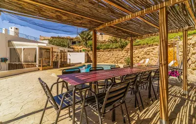 Un patio o zona al aire libre en Amazing Home In Cuevas Del Almanzora