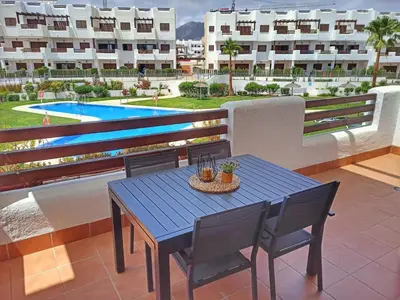 Piscina en o cerca de Apartamento moderno con piscina, a 500m de la playa, San Juan de los Terreros - ES-376-41