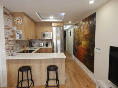 Una cocina o zona de cocina en Ciudad y Mar - Piso luminoso y céntrico