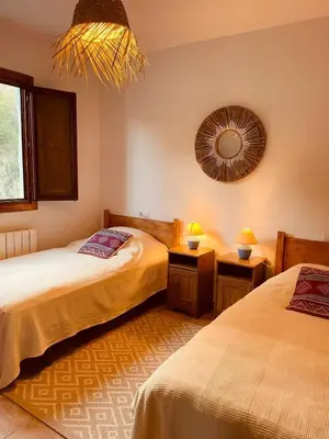 Cama o camas de una habitación en Casa Astrid at Vista de Valor - Off Grid & Private Pool