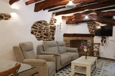 Zona de estar de La Cuadra