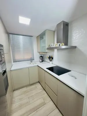Una cocina o zona de cocina en Grazaries 2 -Apartamento Playa Serena Roquetas-