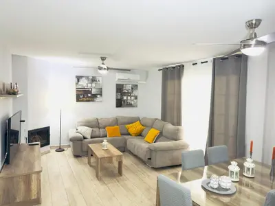 Zona de estar de Grazaries 2 -Apartamento Playa Serena Roquetas-