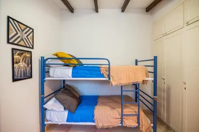 Cama o camas de una habitación en Chalet privado en Aguadulce