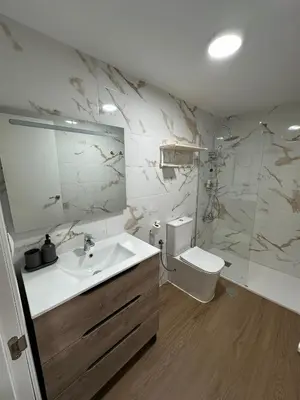 Un baño de Apartamentos JM - Sea & Sun