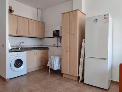 Una cocina o zona de cocina en Apartamentos Cala Enmedio Cabo de Gata