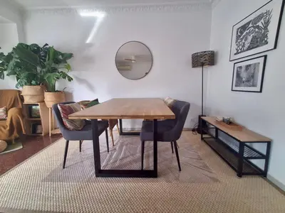 Zona de estar de Central and Cozy Retreat - Ferienwohnung Almería