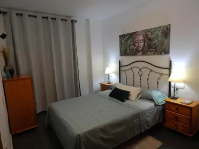Cama o camas de una habitación en Cerca del Mar - Apartamento con Encanto