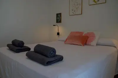 Cama o camas de una habitación en TrendyHomes Almerimar Beach II, residencial de lujo en primera línea de playa