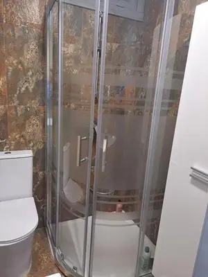 Un baño de Blue Horizon
