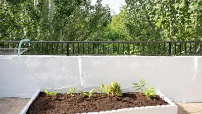 Jardín al aire libre en Casa rural el cerezo