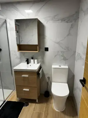Un baño de Studio 200 m from the sea