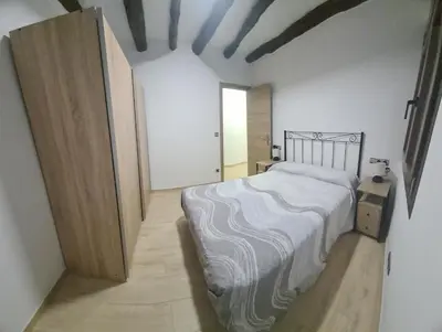Cama o camas de una habitación en Casa La cuesta Trevélez