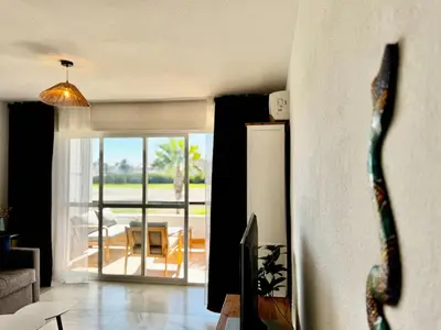 Zona de estar de Apartment near Playa Serena
