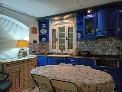 Una cocina o zona de cocina en Casa en la playa
