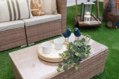 Zona de estar de Apartamento en Reyes Católicos