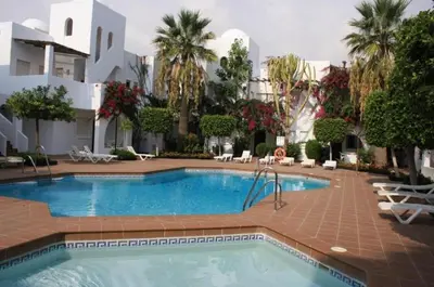 Piscina en o cerca de Apartamento Torrelaguna Las Marinas,Vera -250 m Playa - 2 Dormitorios - Piscina - Mascotas