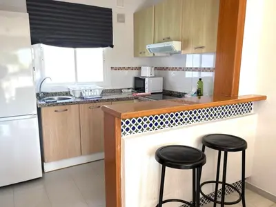 Una cocina o zona de cocina en Mar Y Golf