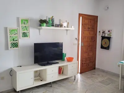 Una televisión o centro de entretenimiento en Paraíso Veracoast