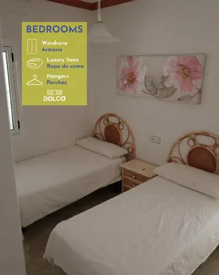 Cama o camas de una habitación en Retiros Dolca 2