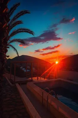 Amanecer o atardecer desde la villa o alrededores