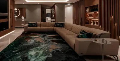 Zona de estar de Beachfront apartamento in san josé