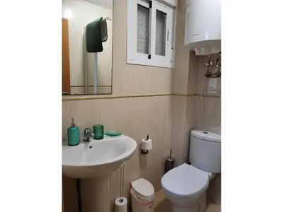 Un baño de Seaside apartment in Vera with terrace